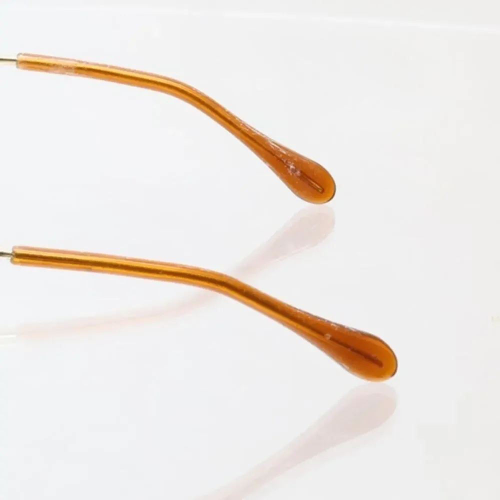 Luxottica Julie Gephavana Goldelectroplate 52-19-130 Eyeglass FRAMES ONLY - GOOD